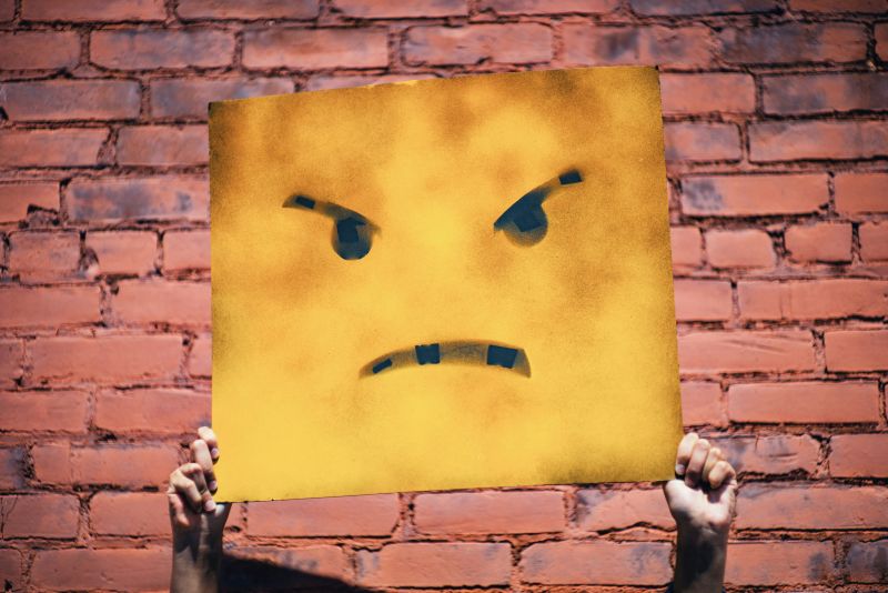 angry man